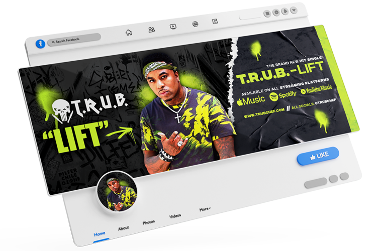 Mock Social Media Layout 6