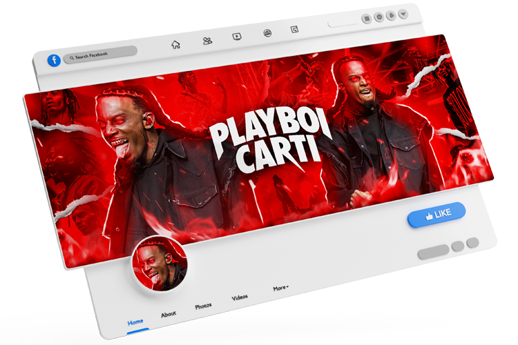 Mock Social Media Layout 8